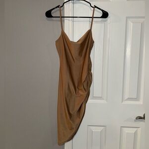 Light Brown fitted dress